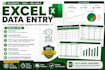do data entry, copy paste pdf to excel coversion