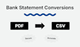 convert bank statement PDF to CSV