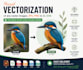 create a handmade vector logo