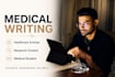 write professional medical and healthcare articles