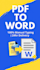 convert PDF to word with perfect formatting