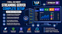 setup xtream UI, xui one, and iptv streaming server