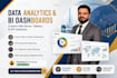 create power bi, tableau and qlik dashboards with KPI reporting