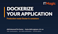 dockerize your application and set up docker containers