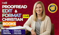 edit and proofread your book, book editor