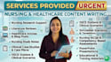 create urgent nursing study materials, simulations, and presentation