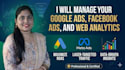 manage google ads, facebook ads and web analytics paid ad