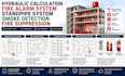 hydraulic calc fire alarm system standpipe smoke detection fire suppression