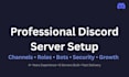 setup a professional discord server for you