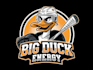 create a custom animal duck logo with modern style