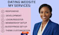 l create dating website as per your requirements