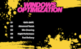 optimization and debload your windows