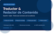 escribire o traducire lo que quieras