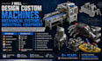 design custom machines, mechanical systems and industrial equipment