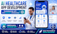 develop ai healthcare mobile app telemedicine flutter chatgpt hippa compliant