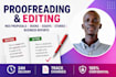 proofread and edit ngo grant proposals, essays, and books