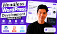 create a fast headless wordpress site using nextjs