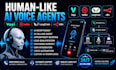 develop human like ai voice agents using vapi, twilio, langchain ai automation