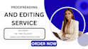 do book proofreading and book editing