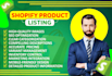 manual and bulk shopify product listing