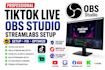 setup tiktok live obs studio streamlabs fix obs studio youtube twitch