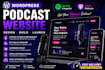 create your attractive podcast website