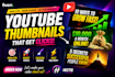 create viral ai youtube thumbnails with high CTR