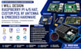 design raspberry pi 4 5 hat, custom pcb, rf antenna and embedded hardware