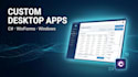 build a custom windows desktop application in csharp winforms