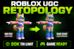 roblox game ready character retopology high poly to low poly mesh for ugc