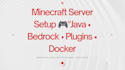 set up and configure your minecraft server