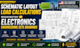 provide schematic layout, load calculations washington electronics engineering