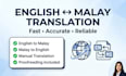 translate english to malay manually