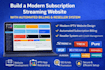 develop video streaming platform, server, reseller dashboard, website and app
