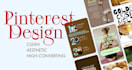 aesthetic and high converting pinterest pins design