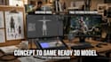 create 3d character model from 2d image or concept art for 3d printing