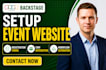 setup zoho backstage event website zoho registration forms crm workflow
