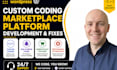 develop custom multi vendor marketplace web and mobile applications from scratch