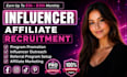 recruit targeted high converting affiliates to promote your affiliate program