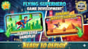develop a custom 2d flappy superhero mobile game in unity