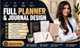design professional journal, planner and notebook