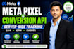 set up meta pixel, facebook pixel and conversion API