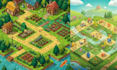 do 2d top down pixel art tileset rpg game map pixel art background game asset