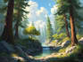 paint an environmental concept art