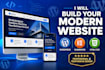 design a professional wordpress elementor or HTML website