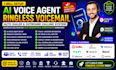 setup fix ai voice agent ringless voicemail auto dialer, outbound calling system