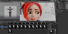 rig3d for aitutor,glb,talkinghead,livestream avatar,blendshape,rig3d for vr mask