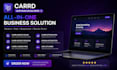 redesign carrd website, design carrd landing page and carrd website design