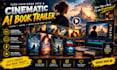 do cinematic ai book trailer, teaser ai movie trailer ai short film book promo