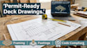 permit ready deck and patio drawings